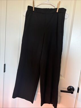 Old Navy Black Wide-Leg Dress Pants